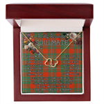 To My Beautiful Soulmate Necklace In Your Eyes I Have Found My Home Clan MacGregor Ancient Tartan Forever Love Necklace Tartan Gift for Girlfriend Everlasting Love Necklace