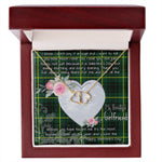 Gift To My Beautiful Girlfriend Valentine Necklace For Soulmate Anniversary Clan MacArthur Modern Tartan Everlasting Love Necklace,valentine necklace, necklace girlfriend, necklace for wife, cute necklaces for girlfriend, jewelry for girlfriend, to my soulmate necklace, to my future wife necklace,