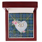 Gift To My Beautiful Girlfriend Valentine Necklace For Soulmate Anniversary Clan MacCorquodale Tartan Everlasting Love Necklace,valentine necklace, necklace girlfriend, necklace for wife, cute necklaces for girlfriend, jewelry for girlfriend, to my soulmate necklace, to my future wife necklace,