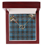To My Beautiful Soulmate Necklace In Your Eyes I Have Found My Home Clan Angus Ancient Tartan Everlasting Love Necklace, Gift For Women, Gift For Wife, Gift For Girl Friend, Gift For Mother, Gift For Grandmother, Gift for Sister, Gift For Daughter, Gift for Mom