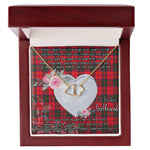 Gift To My Beautiful Girlfriend Valentine Necklace For Soulmate Anniversary Clan Drummond Modern Tartan Everlasting Love Necklace, Gift For Women, Gift For Wife, Gift For Girl Friend, Gift For Mother, Gift For Grandmother, Gift for Sister, Gift For Daughter, Gift for Mom