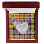 Gift To My Beautiful Girlfriend Valentine Necklace For Soulmate Anniversary Clan Culloden Tartan Everlasting Love Necklace,valentine necklace, necklace girlfriend, necklace for wife, cute necklaces for girlfriend, jewelry for girlfriend, to my soulmate necklace, to my future wife necklace,
