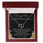 To My Mom Necklace You Are The World Mother Gift Necklace Mother's Day Everlasting Love Necklace