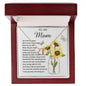 Mom Necklace Gift - To My Mom - You Mean The World For All You Do Mother's Day Necklace, Mother's Day Everlasting Love Necklace