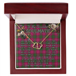 To My Beautiful Soulmate Necklace In Your Eyes I Have Found My Home Clan Crawford Modern Tartan Everlasting Love Necklace