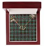 To My Beautiful Soulmate Necklace In Your Eyes I Have Found My Home Clan Brodie Tartan Everlasting Love Necklace