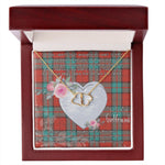 Gift To My Beautiful Girlfriend Valentine Necklace For Soulmate Anniversary Clan Dunbar Ancient Tartan Everlasting Love Necklace, Gift For Women, Gift For Wife, Gift For Girl Friend, Gift For Mother, Gift For Grandmother, Gift for Sister, Gift For Daughter, Gift for Mom
