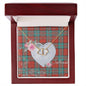 Gift To My Beautiful Girlfriend Valentine Necklace For Soulmate Anniversary Clan Dunbar Ancient Tartan Everlasting Love Necklace, Gift For Women, Gift For Wife, Gift For Girl Friend, Gift For Mother, Gift For Grandmother, Gift for Sister, Gift For Daughter, Gift for Mom