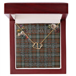 To My Beautiful Soulmate Necklace In Your Eyes I Have Found My Home Clan Ferguson Weathered Tartan Everlasting Love Necklace