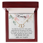 Mom Necklace, To My Mom Necklace Card – Alluring Beauty Necklace – Jewelry For Mom Gifts Mother's Day Everlasting Love Necklace