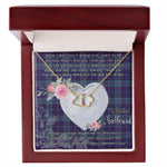 Gift To My Beautiful Girlfriend Valentine Necklace For Soulmate Anniversary Clan MacCormick Tartan Everlasting Love Necklace,valentine necklace, necklace girlfriend, necklace for wife, cute necklaces for girlfriend, jewelry for girlfriend, to my soulmate necklace, to my future wife necklace,