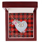 Gift To My Beautiful Girlfriend Valentine Necklace For Soulmate Anniversary Clan MacIntyre Modern Tartan Everlasting Love Necklace,valentine necklace, necklace girlfriend, necklace for wife, cute necklaces for girlfriend, jewelry for girlfriend, to my soulmate necklace, to my future wife necklace,