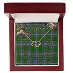 To My Beautiful Soulmate Necklace In Your Eyes I Have Found My Home Clan Pringle Tartan Everlasting Love Necklace