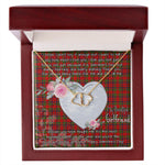 Gift To My Beautiful Girlfriend Valentine Necklace For Soulmate Anniversary Clan Lumsden of Kintore Tartan Everlasting Love Necklace,valentine necklace, necklace girlfriend, necklace for wife, cute necklaces for girlfriend, jewelry for girlfriend, to my soulmate necklace, to my future wife necklace,