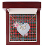 Gift To My Beautiful Girlfriend Valentine Necklace For Soulmate Anniversary Clan MacDuff Modern Tartan Everlasting Love Necklace,valentine necklace, necklace girlfriend, necklace for wife, cute necklaces for girlfriend, jewelry for girlfriend, to my soulmate necklace, to my future wife necklace,