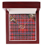 To My Beautiful Soulmate Necklace In Your Eyes I Have Found My Home Clan Meikle Tartan Forever Love Necklace Tartan Gift for Girlfriend Everlasting Love Necklace