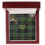 To My Beautiful Soulmate Necklace In Your Eyes I Have Found My Home Clan Webster Tartan Everlasting Love Necklace