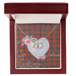 Gift To My Beautiful Girlfriend Valentine Necklace For Soulmate Anniversary Clan Sinclair Ancient Tartan Everlasting Love Necklace,valentine necklace, necklace girlfriend, necklace for wife, cute necklaces for girlfriend, jewelry for girlfriend, to my soulmate necklace, to my future wife necklace,