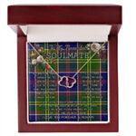 To My Beautiful Soulmate Necklace In Your Eyes I Have Found My Home Clan Whitelaw Modern Tartan Everlasting Love Necklace