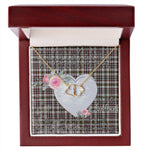 Gift To My Beautiful Girlfriend Valentine Necklace For Soulmate Anniversary Clan Little Arisaid Tartan Everlasting Love Necklace,valentine necklace, necklace girlfriend, necklace for wife, cute necklaces for girlfriend, jewelry for girlfriend, to my soulmate necklace, to my future wife necklace,