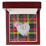 Gift To My Beautiful Girlfriend Valentine Necklace For Soulmate Anniversary Clan Masterton Bcn Tartan Everlasting Love Necklace,valentine necklace, necklace girlfriend, necklace for wife, cute necklaces for girlfriend, jewelry for girlfriend, to my soulmate necklace, to my future wife necklace,