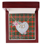 Gift To My Beautiful Girlfriend Valentine Necklace For Soulmate Anniversary Clan MacLachlan Modern Tartan Everlasting Love Necklace,valentine necklace, necklace girlfriend, necklace for wife, cute necklaces for girlfriend, jewelry for girlfriend, to my soulmate necklace, to my future wife necklace,