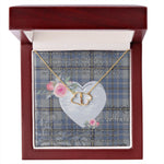 Gift To My Beautiful Girlfriend Valentine Necklace For Soulmate Anniversary Clan Tweedie Tartan Everlasting Love Necklace,valentine necklace, necklace girlfriend, necklace for wife, cute necklaces for girlfriend, jewelry for girlfriend, to my soulmate necklace, to my future wife necklace,