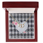 Gift To My Beautiful Girlfriend Valentine Necklace For Soulmate Anniversary Clan MacRae Dress Modern Tartan Everlasting Love Necklace,valentine necklace, necklace girlfriend, necklace for wife, cute necklaces for girlfriend, jewelry for girlfriend, to my soulmate necklace, to my future wife necklace,