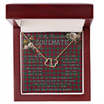 To My Beautiful Soulmate Necklace In Your Eyes I Have Found My Home Clan Lindsay Modern Tartan Everlasting Love Necklace