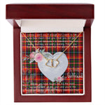 Gift To My Beautiful Girlfriend Valentine Necklace For Soulmate Anniversary Clan Denniston Orginal Tartan Everlasting Love Necklace, Gift For Women, Gift For Wife, Gift For Girl Friend, Gift For Mother, Gift For Grandmother, Gift for Sister, Gift For Daughter, Gift for Mom
