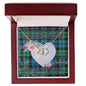 Gift To My Beautiful Girlfriend Valentine Necklace For Soulmate Anniversary Clan Arbuthnott Hunting Tartan Everlasting Love Necklace, Gift For Women, Gift For Wife, Gift For Girl Friend, Gift For Mother, Gift For Grandmother, Gift for Sister, Gift For Daughter, Gift for Mom