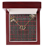 To My Beautiful Soulmate Necklace In Your Eyes I Have Found My Home Clan Cumming Hunting Modern Tartan Everlasting Love Necklace