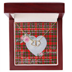Gift To My Beautiful Girlfriend Valentine Necklace For Soulmate Anniversary Clan Butter Tartan Everlasting Love Necklace, Gift For Women, Gift For Wife, Gift For Girl Friend, Gift For Mother, Gift For Grandmother, Gift for Sister, Gift For Daughter, Gift for Mom