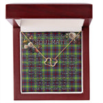 To My Beautiful Soulmate Necklace In Your Eyes I Have Found My Home Clan Clephane Tartan Everlasting Love Necklace
