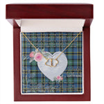 Gift To My Beautiful Girlfriend Valentine Necklace For Soulmate Anniversary Clan Weir Ancient Tartan Everlasting Love Necklace,valentine necklace, necklace girlfriend, necklace for wife, cute necklaces for girlfriend, jewelry for girlfriend, to my soulmate necklace, to my future wife necklace,