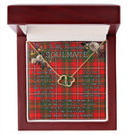 To My Beautiful Soulmate Necklace In Your Eyes I Have Found My Home Clan Hay Modern Tartan Everlasting Love Necklace