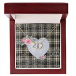 Gift To My Beautiful Girlfriend Valentine Necklace For Soulmate Anniversary Clan Menzies Ancient Tartan Everlasting Love Necklace,valentine necklace, necklace girlfriend, necklace for wife, cute necklaces for girlfriend, jewelry for girlfriend, to my soulmate necklace, to my future wife necklace,