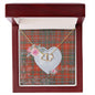 Gift To My Beautiful Girlfriend Valentine Necklace For Soulmate Anniversary Clan MacDougall Ancient Tartan Everlasting Love Necklace,valentine necklace, necklace girlfriend, necklace for wife, cute necklaces for girlfriend, jewelry for girlfriend, to my soulmate necklace, to my future wife necklace,