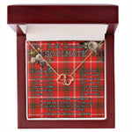 To My Beautiful Soulmate Necklace In Your Eyes I Have Found My Home Clan Duke Of Rothesay Tartan Forever Love Necklace Tartan Gift for Girlfriend Everlasting Love Necklace