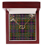 To My Beautiful Soulmate Necklace In Your Eyes I Have Found My Home Clan Cochrane Tartan Everlasting Love Necklace