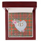 Gift To My Beautiful Girlfriend Valentine Necklace For Soulmate Anniversary Clan Munro Ancient Tartan Everlasting Love Necklace,valentine necklace, necklace girlfriend, necklace for wife, cute necklaces for girlfriend, jewelry for girlfriend, to my soulmate necklace, to my future wife necklace,