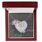 Gift To My Beautiful Girlfriend Valentine Necklace For Soulmate Anniversary Clan MacDuff Hunting Ancient Tartan Everlasting Love Necklace,valentine necklace, necklace girlfriend, necklace for wife, cute necklaces for girlfriend, jewelry for girlfriend, to my soulmate necklace, to my future wife necklace,