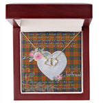 Gift To My Beautiful Girlfriend Valentine Necklace For Soulmate Anniversary Clan Grant of Edinchat Tartan Everlasting Love Necklace, Gift For Women, Gift For Wife, Gift For Girl Friend, Gift For Mother, Gift For Grandmother, Gift for Sister, Gift For Daughter, Gift for Mom