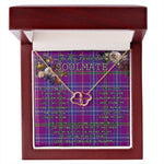 To My Beautiful Soulmate Necklace In Your Eyes I Have Found My Home Clan Jackson Tartan Everlasting Love Necklace
