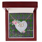 Gift To My Beautiful Girlfriend Valentine Necklace For Soulmate Anniversary Clan Strange of Balcaskie Tartan Everlasting Love Necklace,valentine necklace, necklace girlfriend, necklace for wife, cute necklaces for girlfriend, jewelry for girlfriend, to my soulmate necklace, to my future wife necklace,