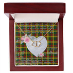 Gift To My Beautiful Girlfriend Valentine Necklace For Soulmate Anniversary Clan MacMillan Tartan Everlasting Love Necklace,valentine necklace, necklace girlfriend, necklace for wife, cute necklaces for girlfriend, jewelry for girlfriend, to my soulmate necklace, to my future wife necklace,