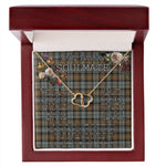 To My Beautiful Soulmate Necklace In Your Eyes I Have Found My Home Clan Gordon Weathered Tartan Forever Love Necklace Tartan Gift for Girlfriend Everlasting Love Necklace