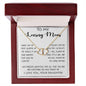 To My Loving Mom - Your Warmth Gve Me Comfort Mother's Day Gift Necklace Form Daughter, Mother's Day Everlasting Love Necklace