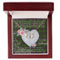 Gift To My Beautiful Girlfriend Valentine Necklace For Soulmate Anniversary Clan Cochrane Hunting Tartan Everlasting Love Necklace,valentine necklace, necklace girlfriend, necklace for wife, cute necklaces for girlfriend, jewelry for girlfriend, to my soulmate necklace, to my future wife necklace,