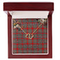 To My Beautiful Soulmate Necklace In Your Eyes I Have Found My Home Clan MacBain Tartan Forever Love Necklace Tartan Gift for Girlfriend Everlasting Love Necklace